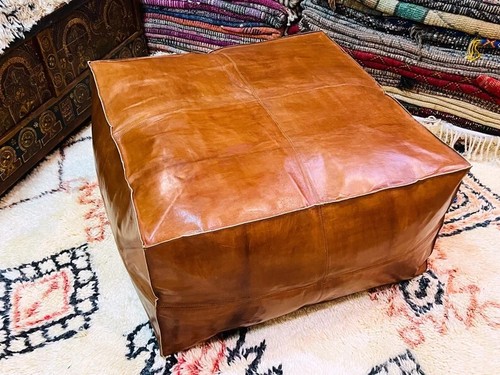 Moroccan genuine pouffe - moroccan,