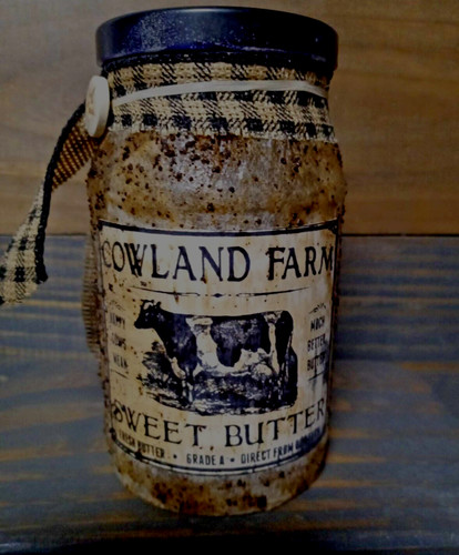 Handmade grunge jar cowland - handmade,