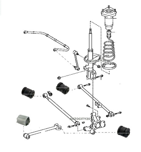 For lexus rx300 rx330 - 02-08, lh