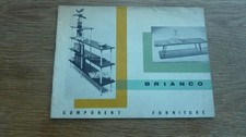 ORIGINAL MID CENTURY UK BRIANCO COMPONENT FURNITURE CATALOGUE INC PRICES