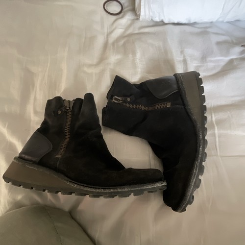 Women fly black suede - fly,