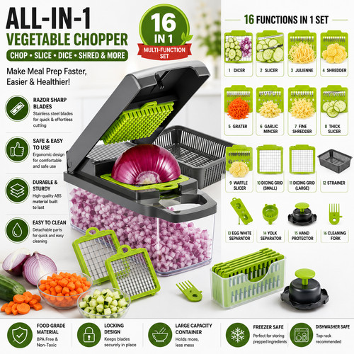 Vegetable chopper kitchen - chopper,