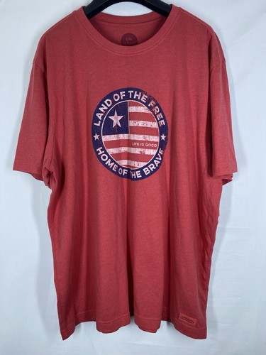 Life good shirt mens red - mens,