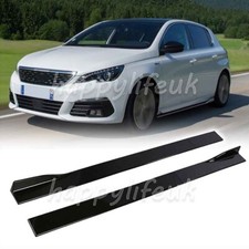 For Peugeot 206 207 208 308 508 Extension Side Skirt Rocker Panel Splitter Lip
