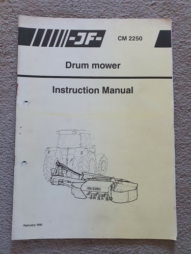 Cm2250 drum mower - drum, operators