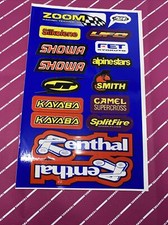 X2 motocross stickers sheets