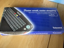 Telewest Wireless Keyboard Active Digital TV Remote Control Vintage Virgin