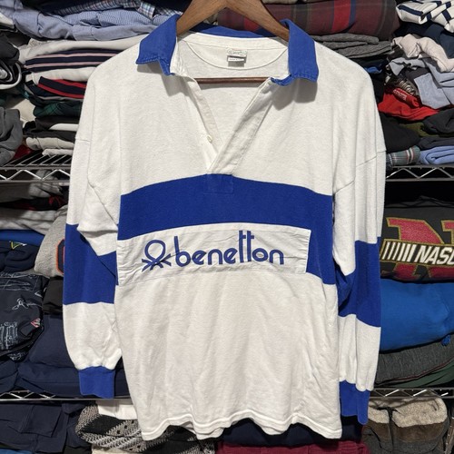 Vintage benetton rugby shirt - vintage,