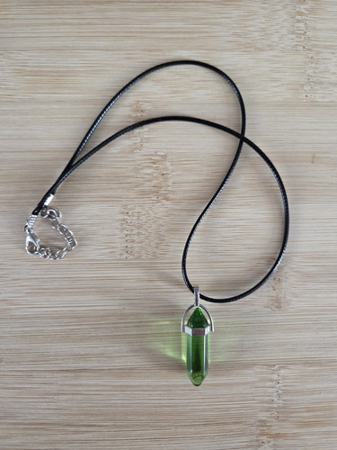Black cord neckless with