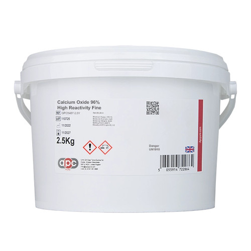 Calcium oxide high - calcium,