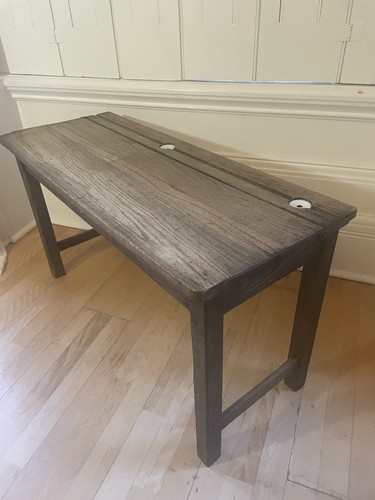 Vintage school desk with - desk,
