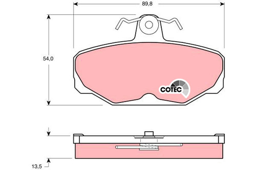 Brake pad set disc - set,,