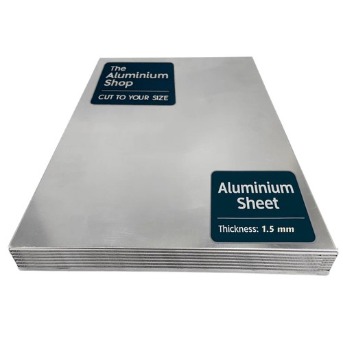 Aluminium sheet plate 5mm - aluminium, 1.5mm