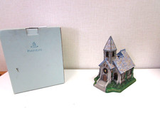 PARTYLITE #P7321 / "THE CHURCH" OLDE WORLD VILLAGE TEALIGHT HOUSE