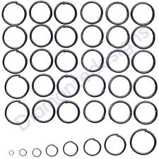 100 x 6mm Gun Metal Black Open