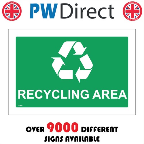 Sign recycling area - area, skip