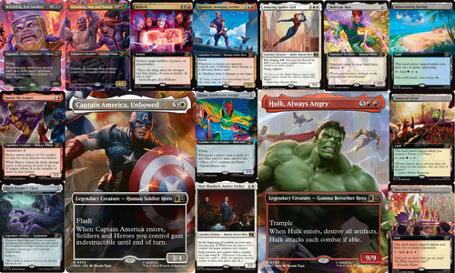 Mtg marvel commander - marvel, |
