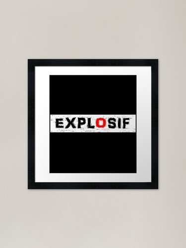 Obv explosif framed - -,