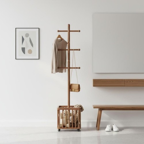 Rolling valet stand - rolling, with