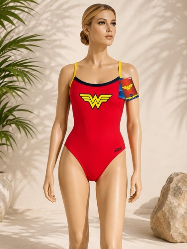 Zoggs wonder woman red - wonder, yellow