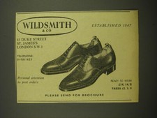 1967 Wildsmith & Co. Shoes Ad