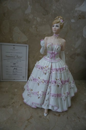 Coalport porcelain figurine - coalport,