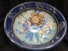 Large studio pottery crab - large, bowl