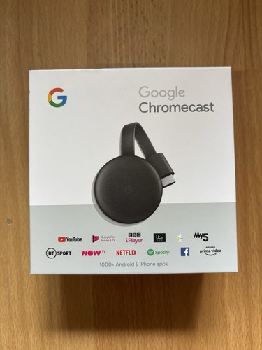 Google chromecast boxed - google,