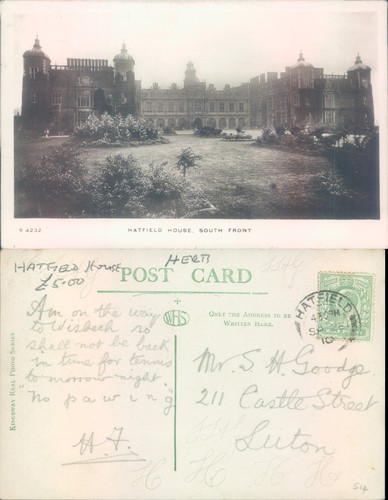 Hatfield house south - hatfield,