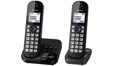 Panasonic KX-TGC462 Twin Digital Cordless Answer, Nuisance Blocker - Black NEW