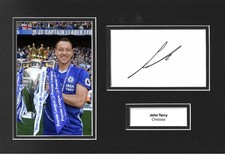 John Terry Signed 12x8 Photo