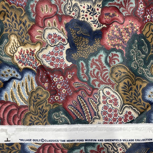 Vintage waverly fabric village - vintage,