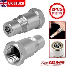 2x Plug Catalytic Converter Check CEL Oxygen O2 Lambda Sensor Spacer Adapter UK