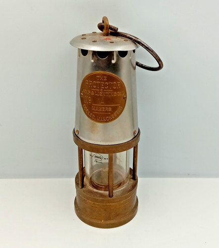 Vintage miners protector - protector, lamp