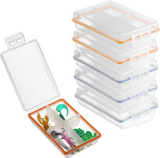 Set of 6 Clear Plastic Fishing