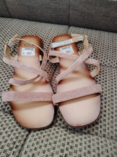 Clarks sparkly rose - , gold