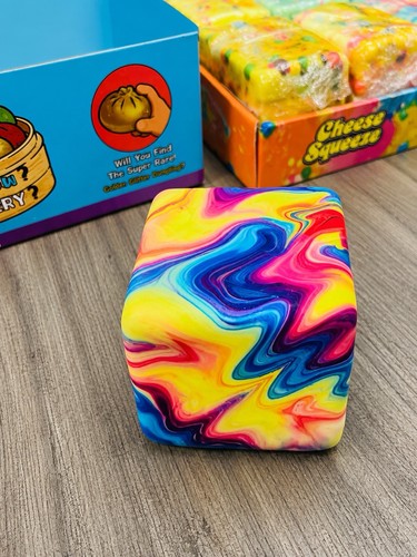 Multicolour marble squishy - multicolour,