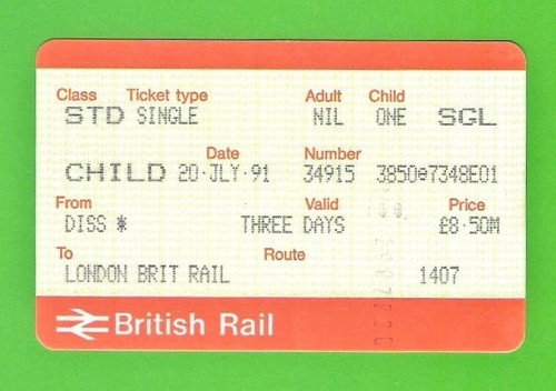 British rail aptis - rail, ticket