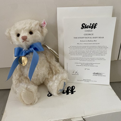 Steiff 664113 mohair bear - steiff,