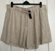 M&S Ladies Neutral Linen Blend