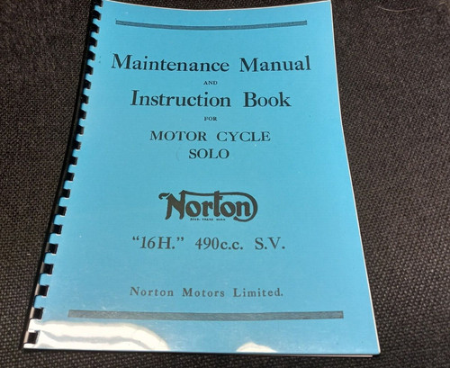 Norton 490cc 16h models - 490cc,