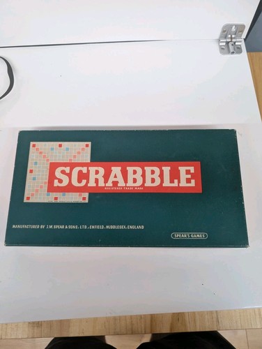 Vintage scrabble spear board - scrabble, spear's