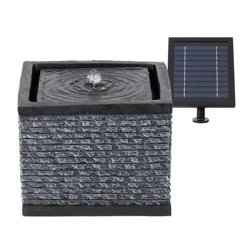 Gardenwize solar stacked - solar, stone