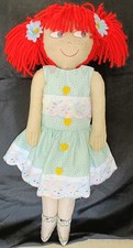 Handmade rag doll - rag,