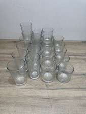 Large Assortment Of 22 Pasabahce Ringed Glasses Retro 4 Sizes