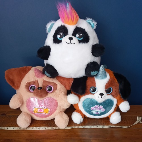 Plush big eyes rainbocorns - eyes,