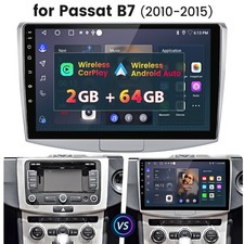 64GB Carplay Android Car Stereo GPS Navi Radio for VW Passat B6/B7/CC 2010-2015