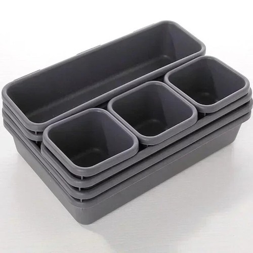 Grey drawer storage organizer - grey,