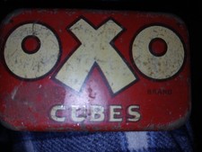 vintage oxo cube tin