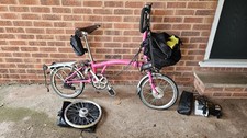 Brompton Folding Bike Pink 